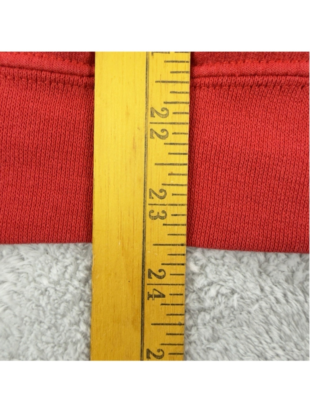 Vintage Nike Men's Size Medium Reworked Red/Purple Retro Fleece Crewneck Sweater - Picture 10 of 10